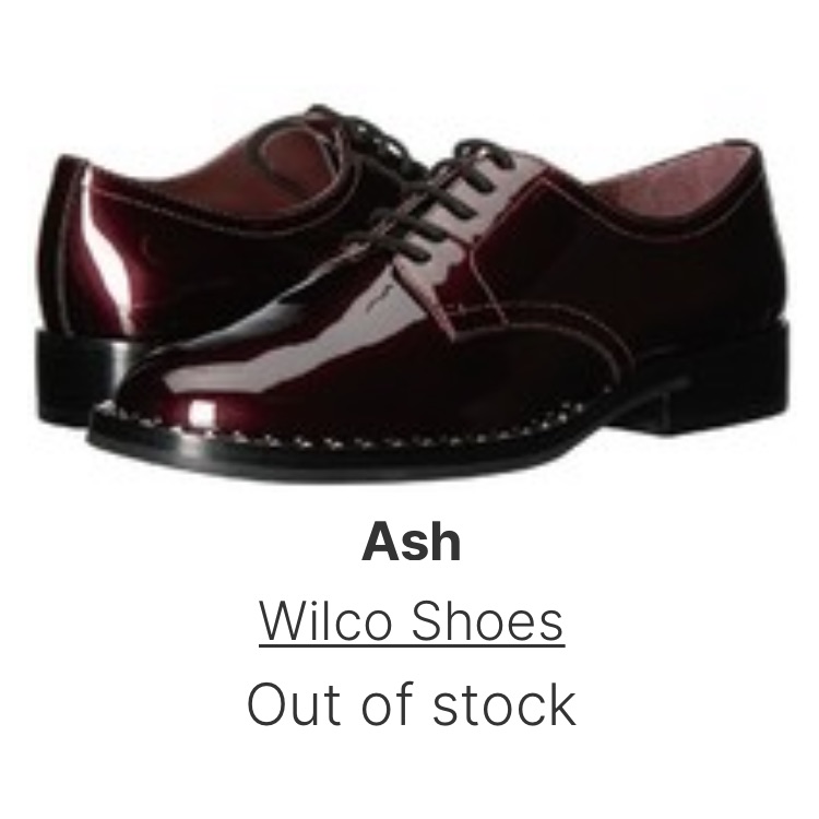 Ash Wilco Studded Oxblood Oxford Shoes Ash Wilco Studded Oxblood Oxford Shoes
